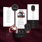 Burgundy & Blush Wedding Website