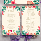 Tropical Beach DIY Wedding Stationary Bundle