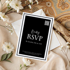 Old Money Black & White DIY Wedding Stationary Bundle