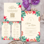 Tropical Beach DIY Wedding Stationary Bundle