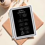 Old Money Black & White DIY Wedding Stationary Bundle