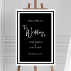 Old Money Black & White DIY Wedding Stationary Bundle