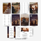 Modern Gatefold DIY Wedding Stationery Bundle