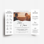 Modern Gatefold DIY Wedding Stationery Bundle