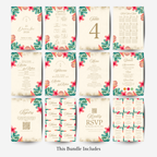 Tropical Beach DIY Wedding Stationery Bundle
