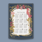 Botanical Navy & Blush DIY Wedding Stationery Bundle