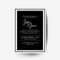 Old Money Black & White DIY Wedding Stationary Bundle