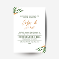 Free Minimalist Boho Green & Copper DIY Wedding Stationary Bundle